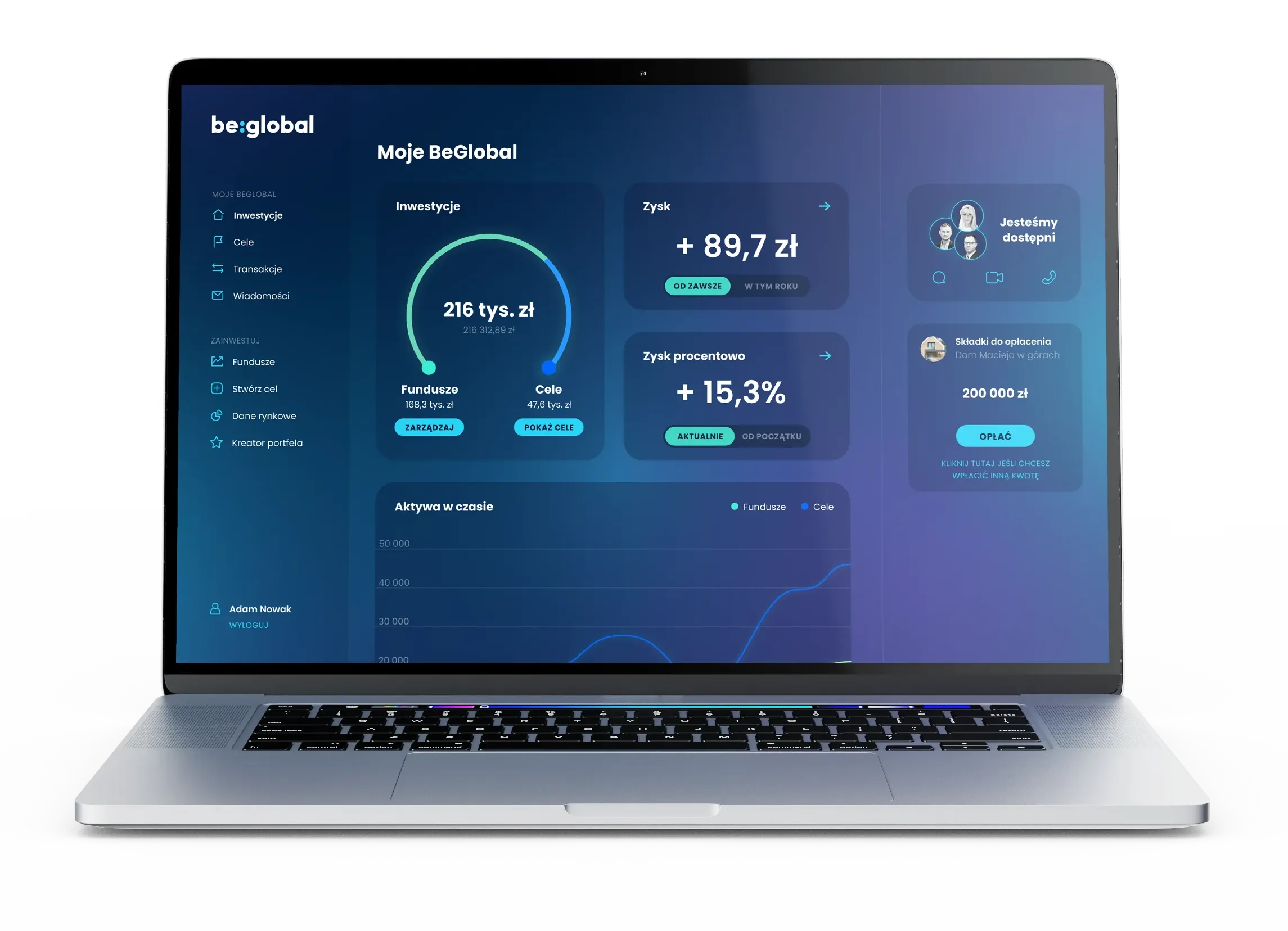BeGlobal App Interface
