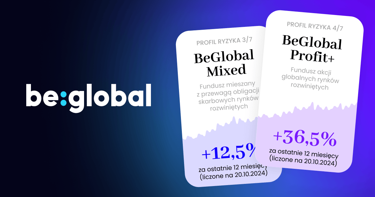 BeGlobal - Inwestycje od 100zł | Globalne fundusze ETF